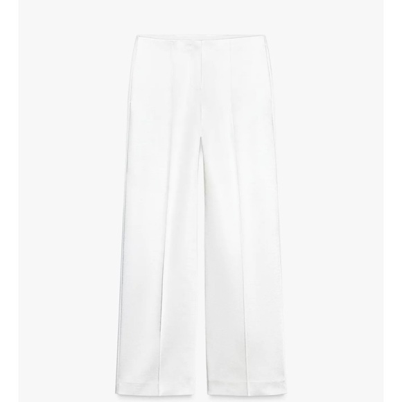 Zara White Wide Leg Pants & Sleeveless Top Set - Picture 2 of 4